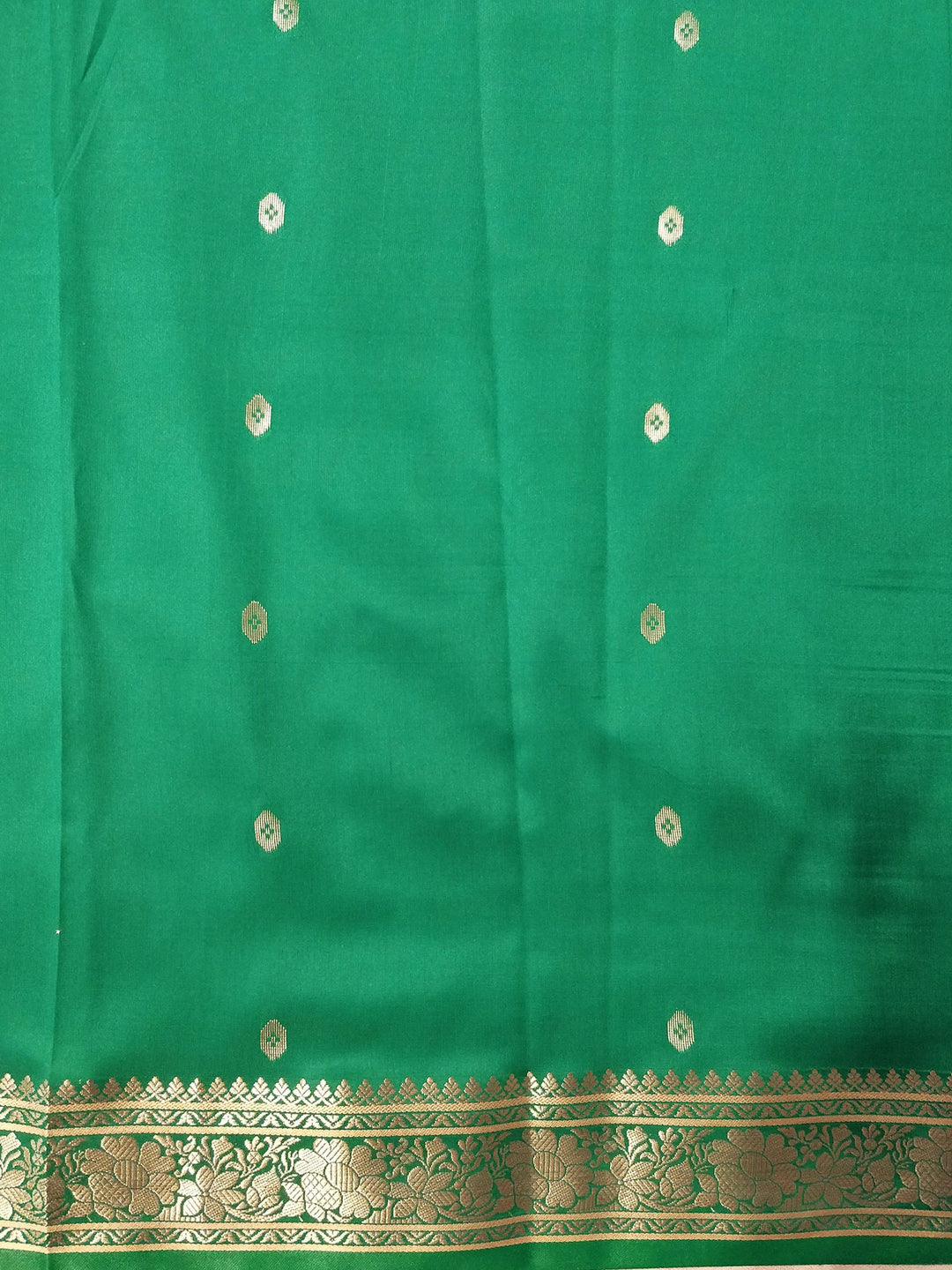 Banarasi Red and Green Silk Saree