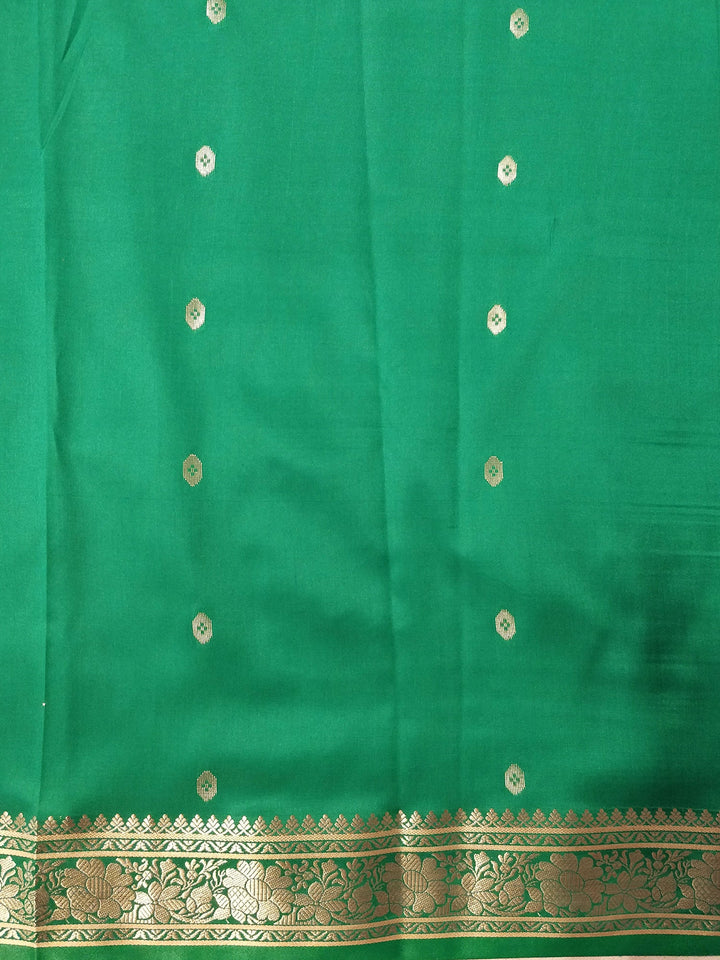 Banarasi Red and Green Silk Saree