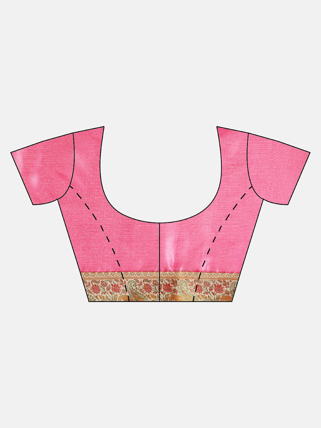 Tussar Silk Saree with Paisley Jamdani border