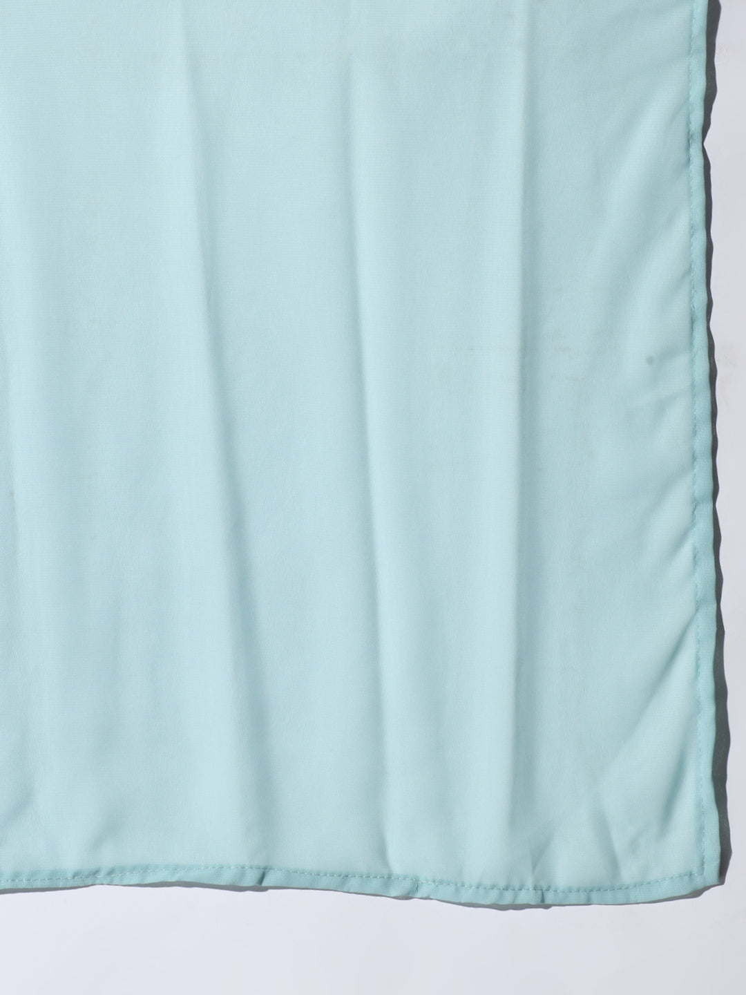 Monotone Draped Saree with Pearl & Crystal Embroidered Necklace & Belt