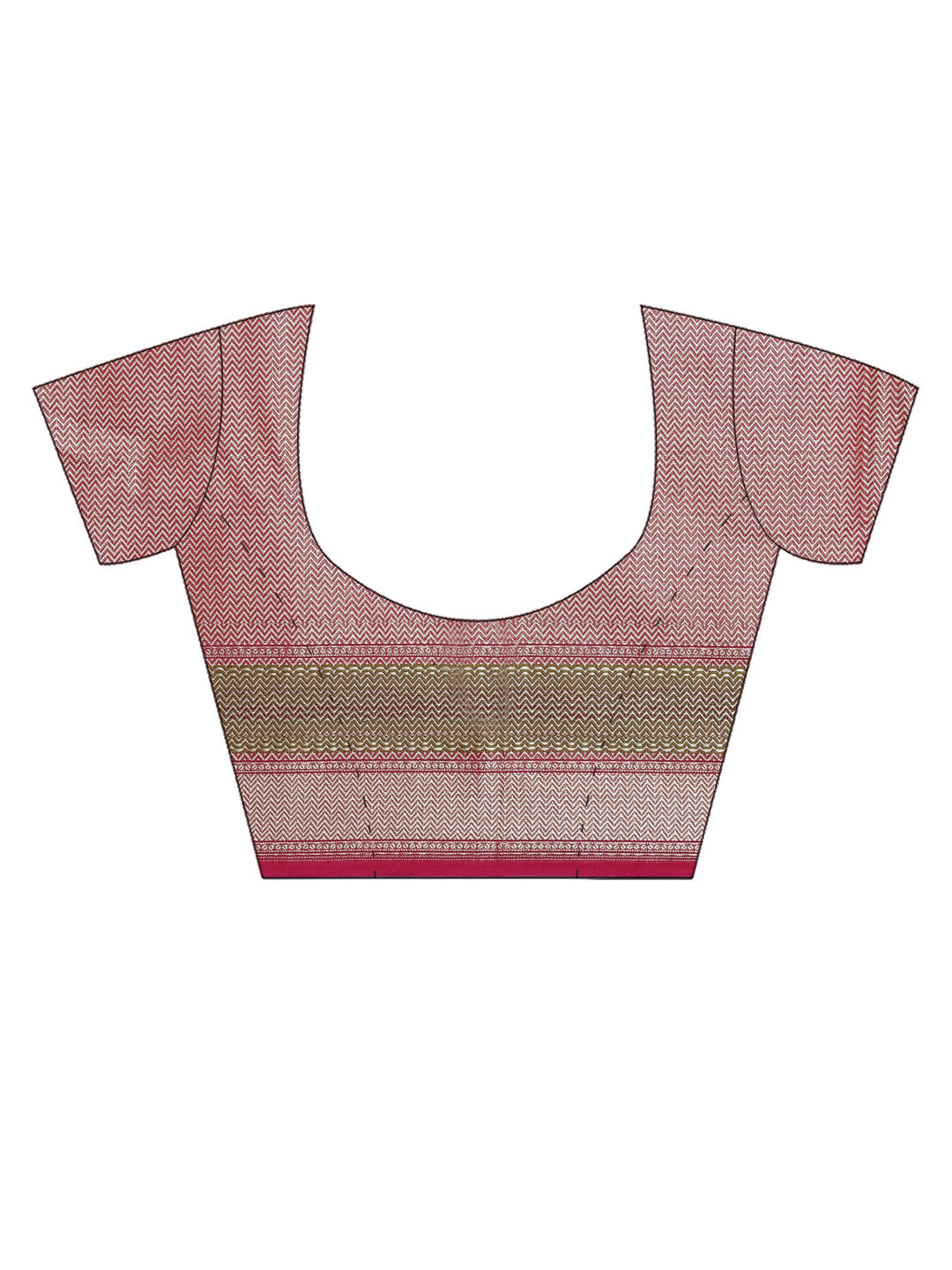 Red Woven Design Banarasi Silk Saree