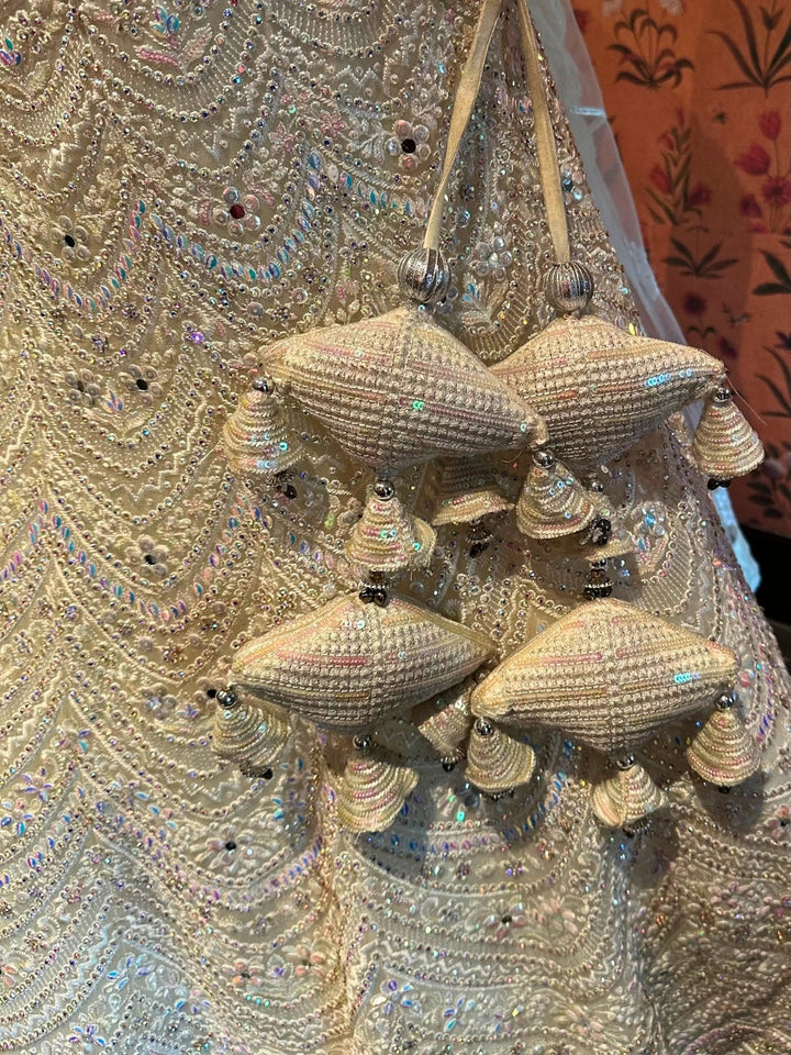 Ivory Elegance Embellished Lehenga