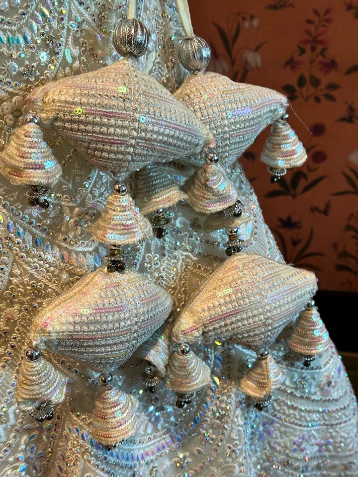 Ivory Elegance Embellished Lehenga