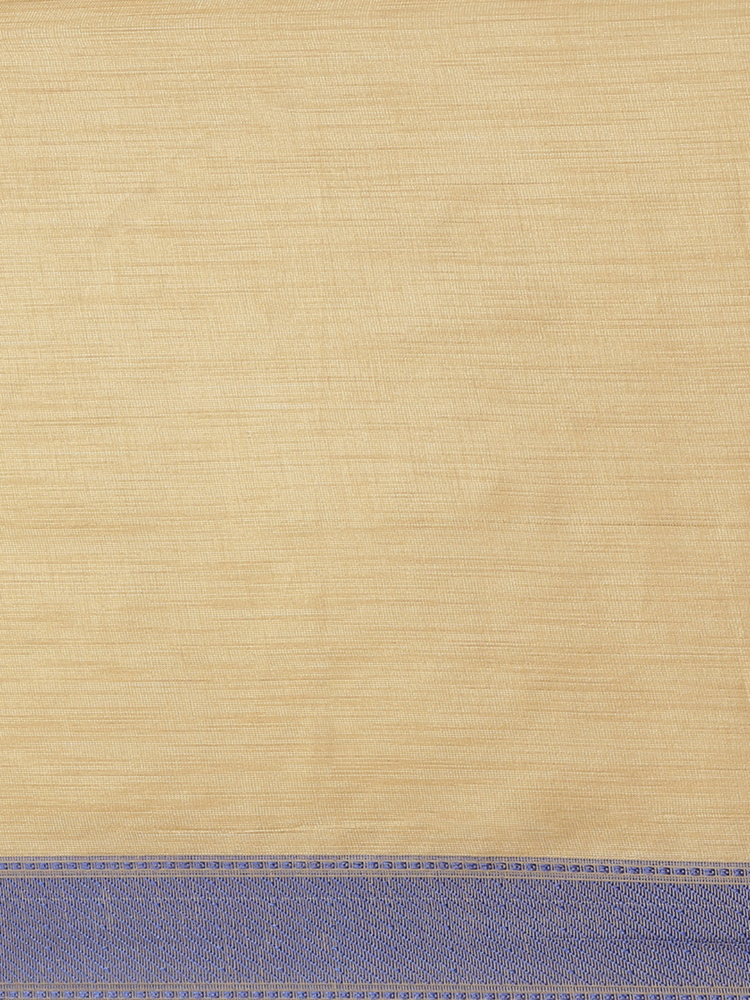 Jute Silk Resham Self embossed Saree with Kanjivaram Temple Pattern & Contrast Border