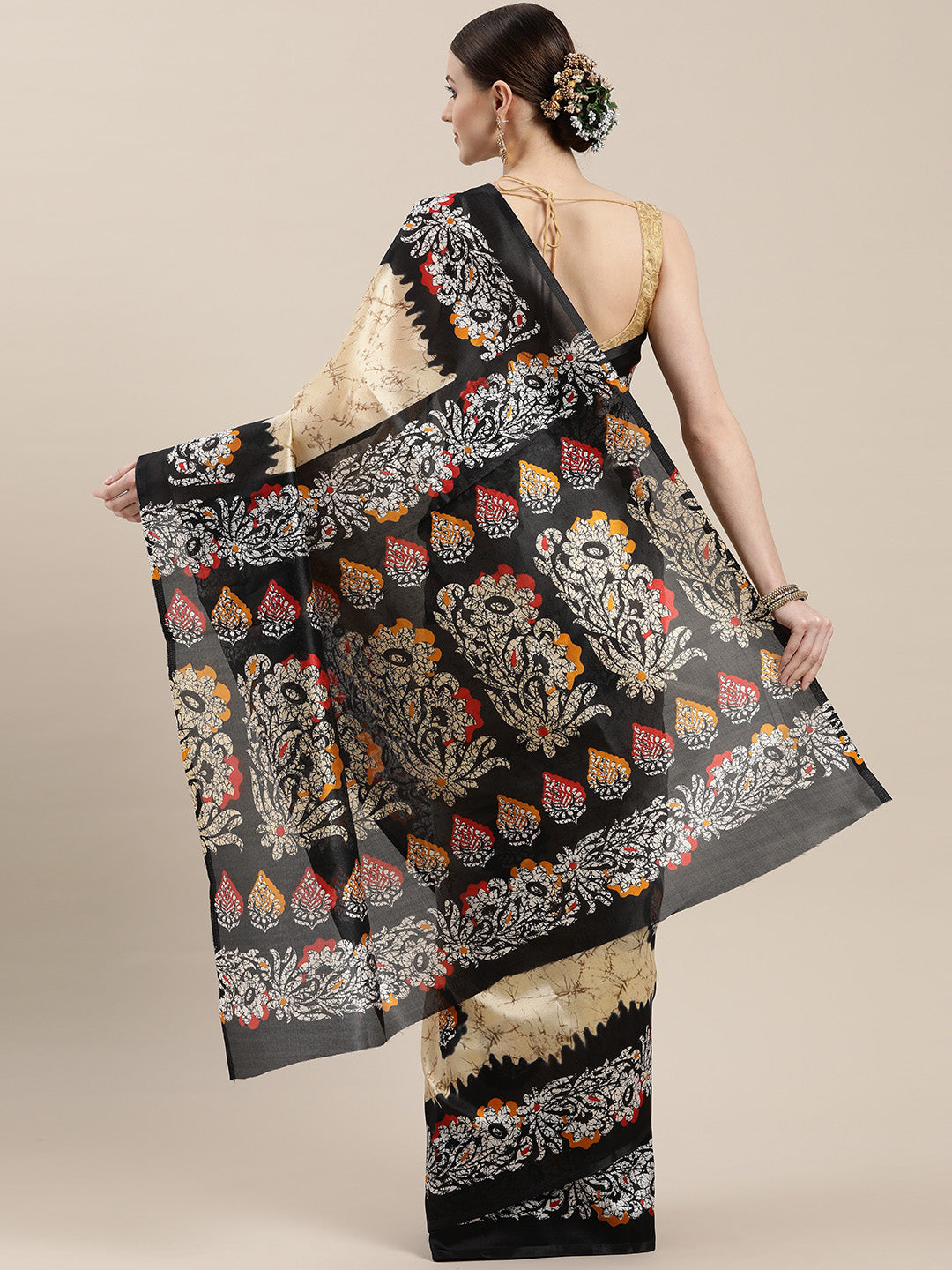 Bhagalpuri Kalamkari Inspired Saree