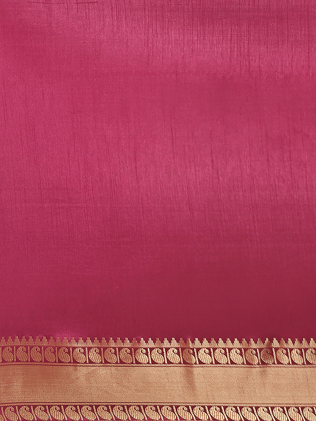 Handloom Mysore Silk Saree with Ethnic Gold Zari woven Paisley Border
