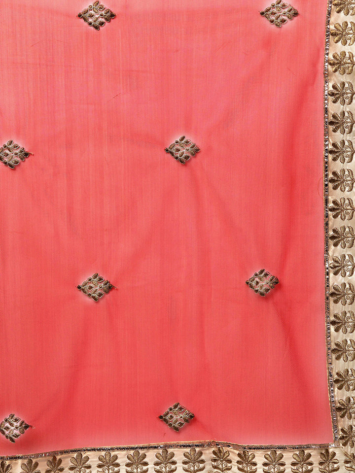 Mughal inspired Gota Patti Anarkali Kurta Set