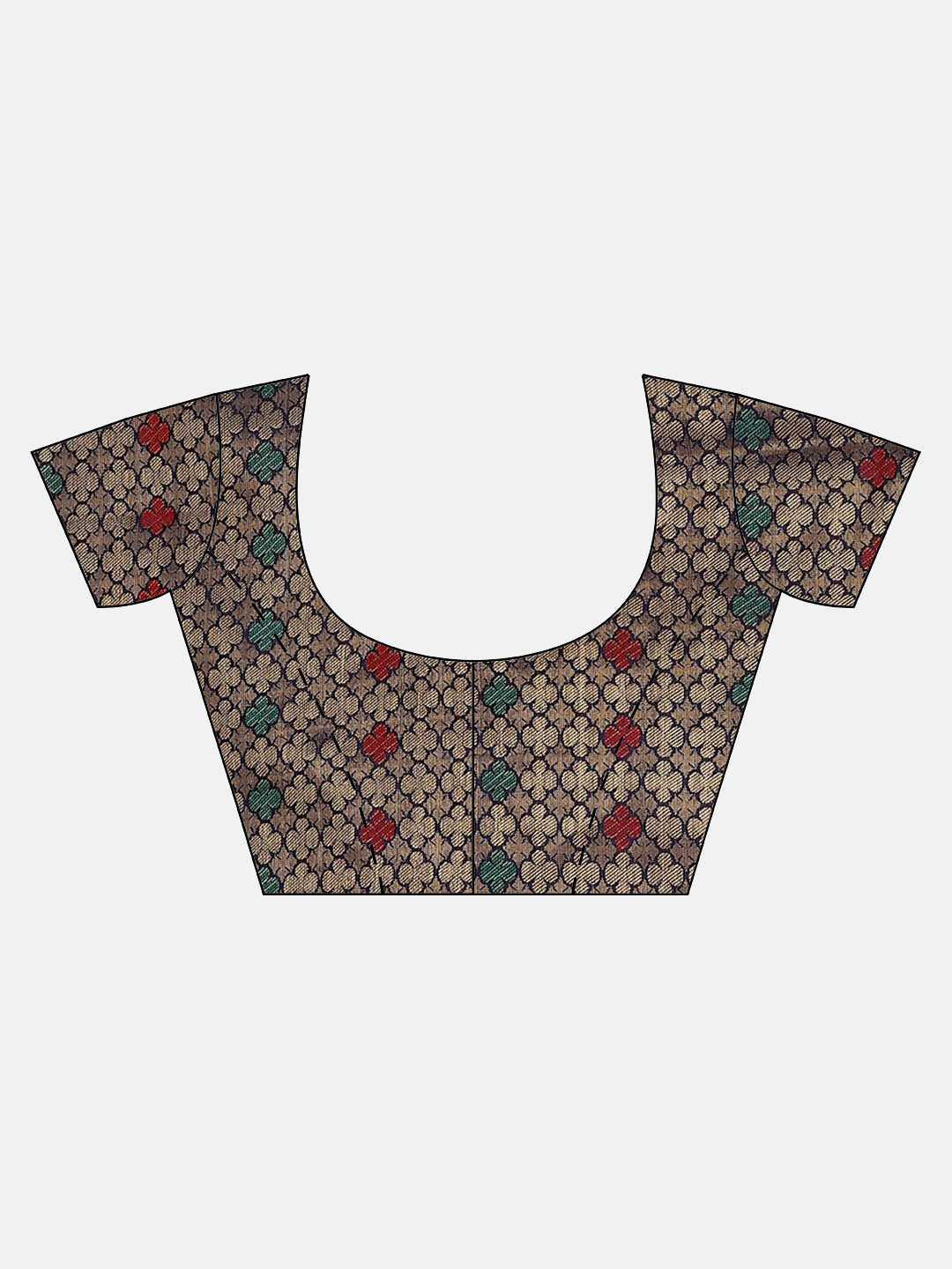 Gharchola Banarasi saree with Meenakari Peacock Motif