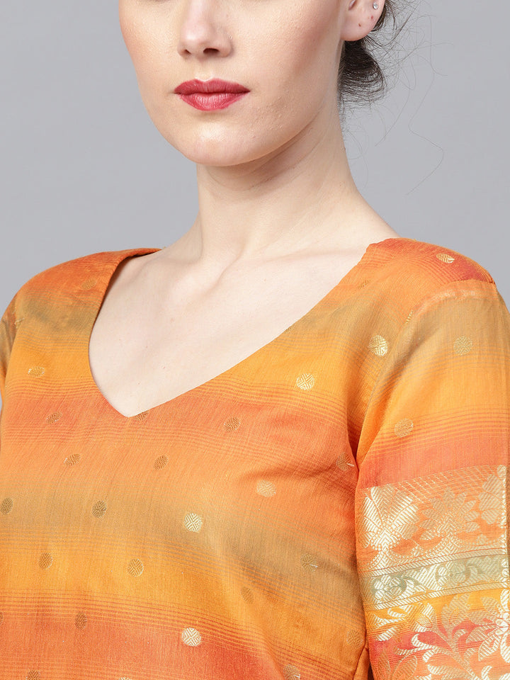 Banarasi Kurta Sharara Set with Handloom fringed dupatta