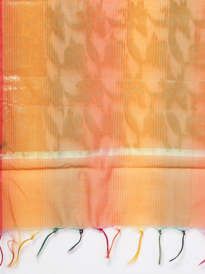 Banarasi Kurta Sharara Set with Handloom fringed dupatta