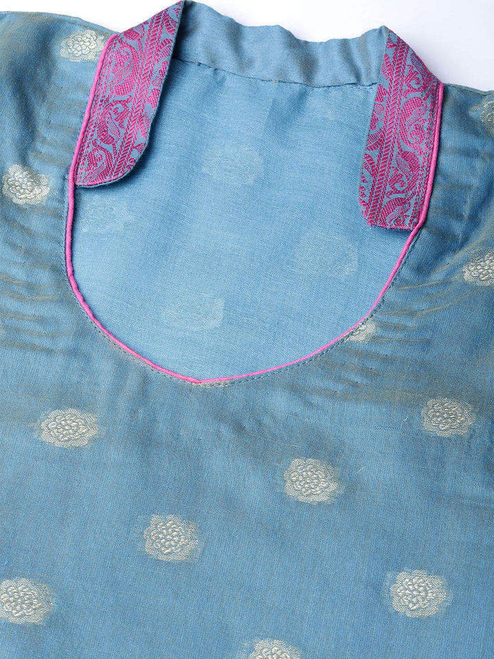 Banarasi Kurta Set with Handloom Dupatta and Sharara