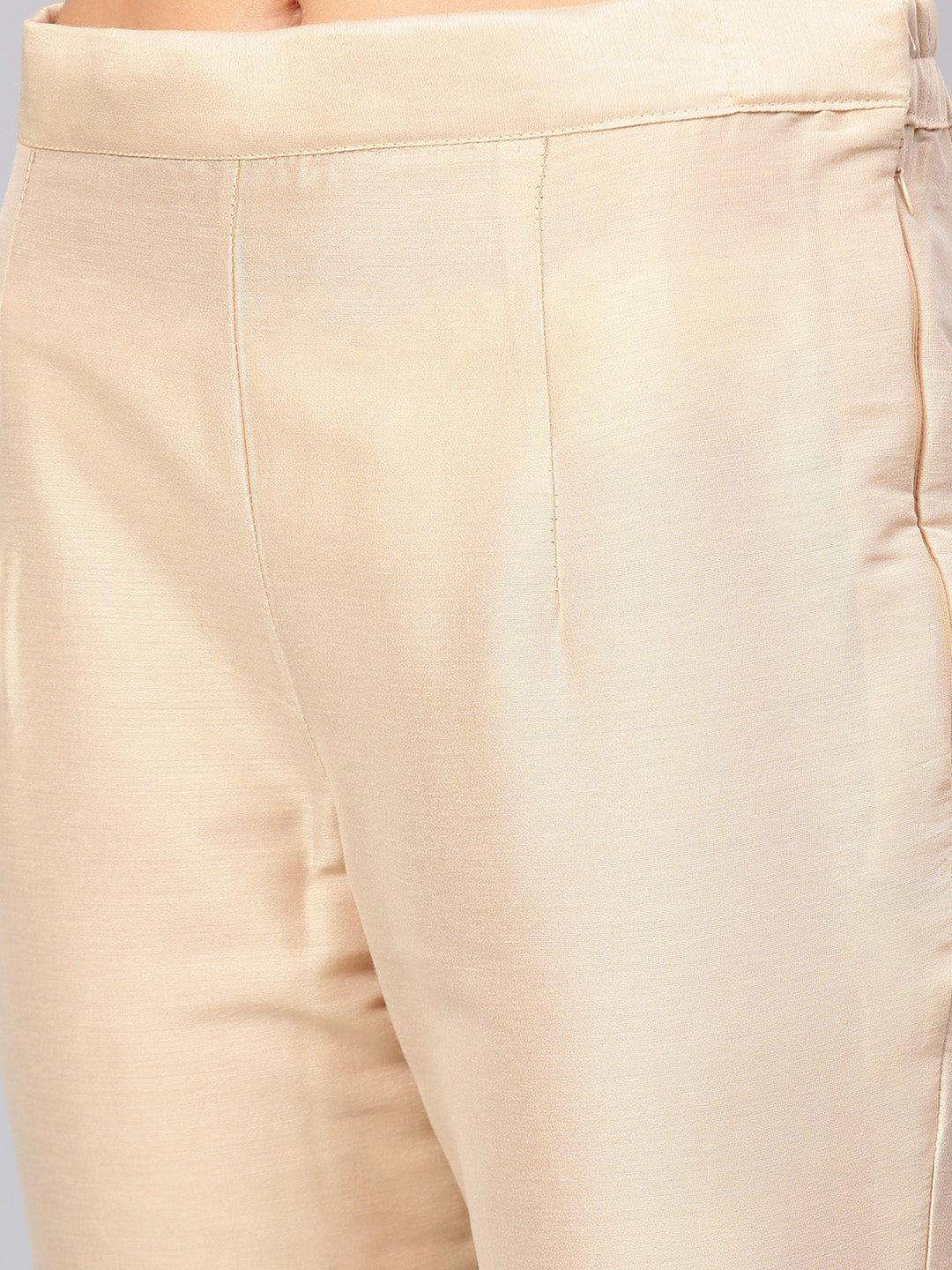 Banarasi Kurta Set with Handloom Dupatta and Pants