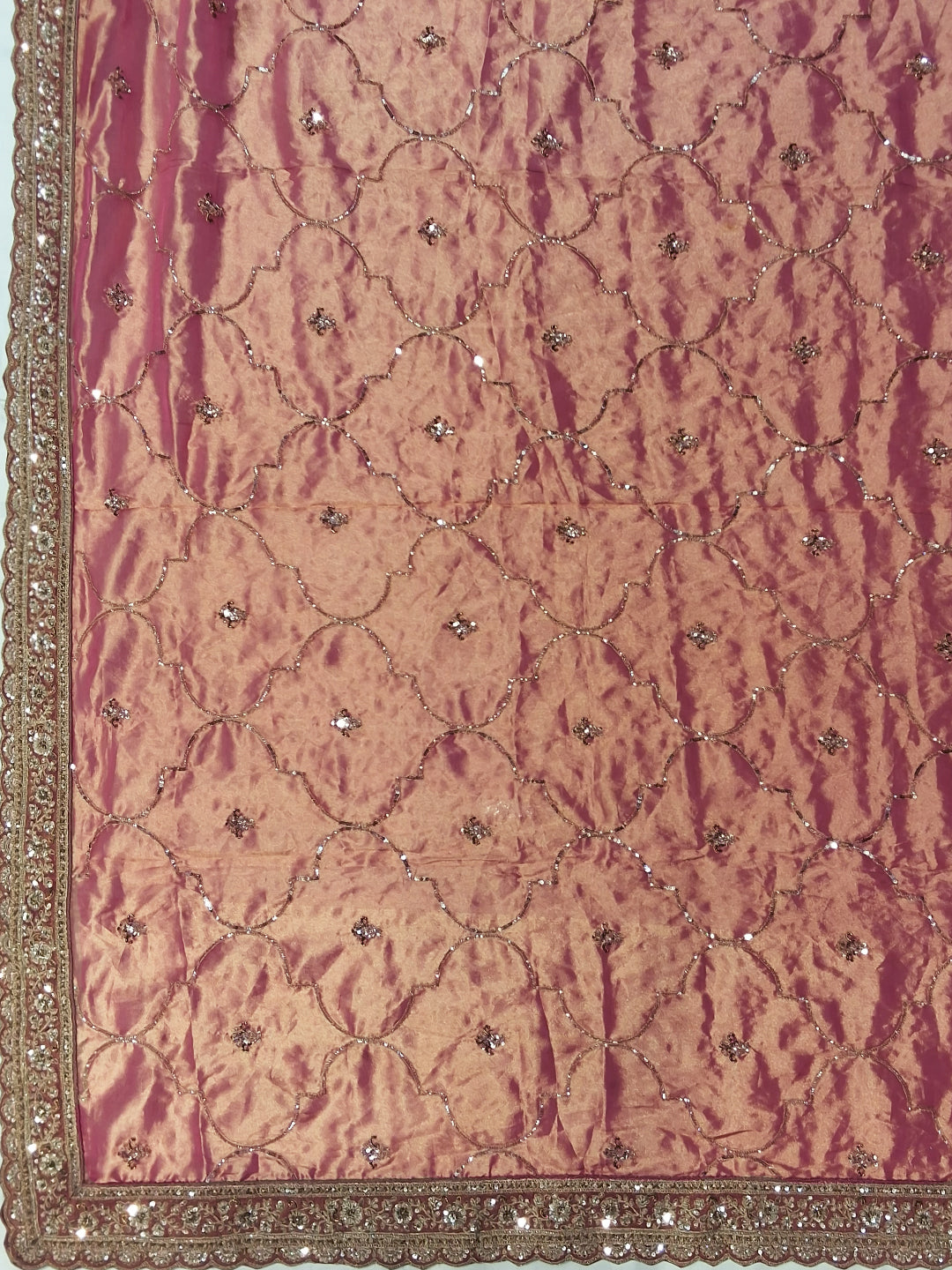 Bridal Heavy Embroidered Lehenga Choli Set with Net Dupatta