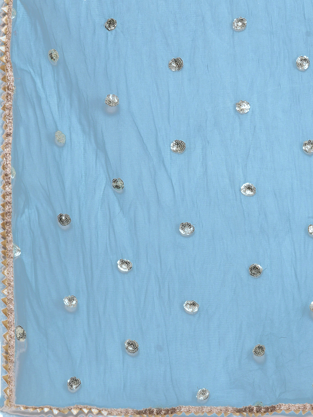 Embellished Cocktail Gown with Bohemian Print and Sequinned dupatta