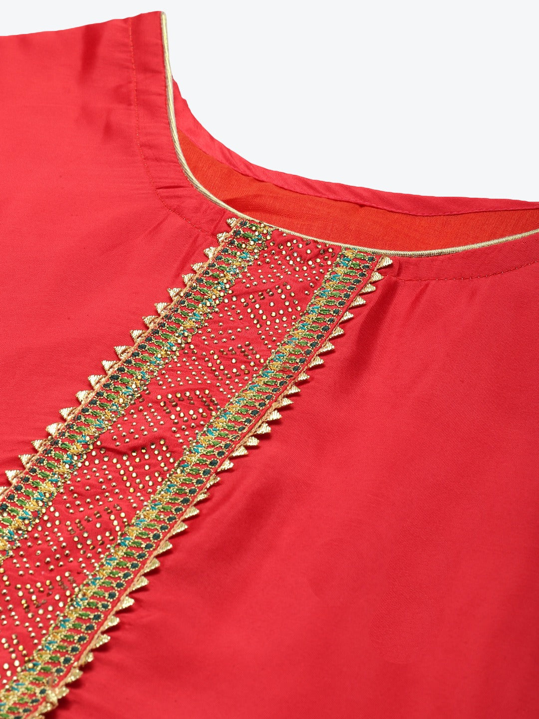 Resham Embroidered & Swaraoski Embellish Unstitched & Sequence Dupatta
