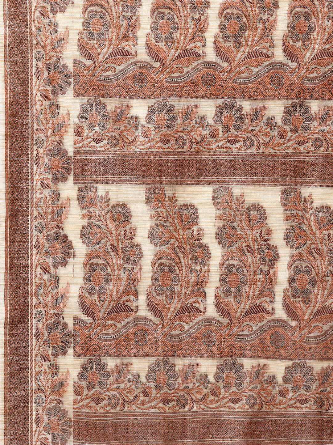Resham Woven Banarasi Saree with Intricate Floral Pattern