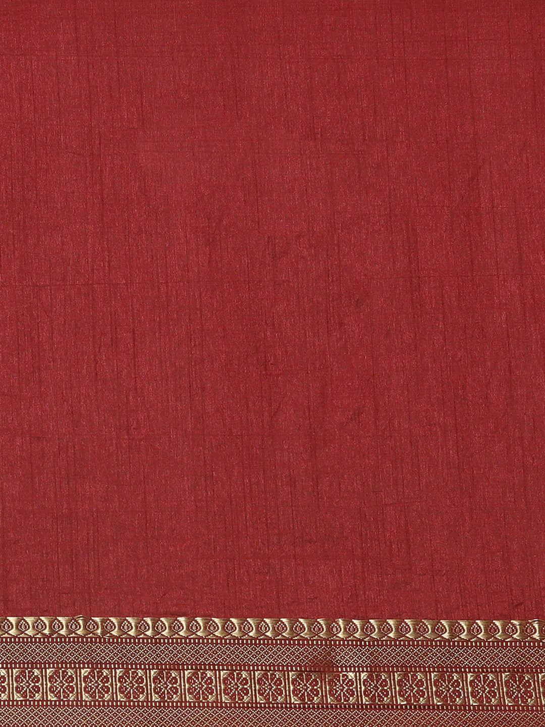 Mysore Silk Saree with Contrast Zari Floral Motif Weaving Border
