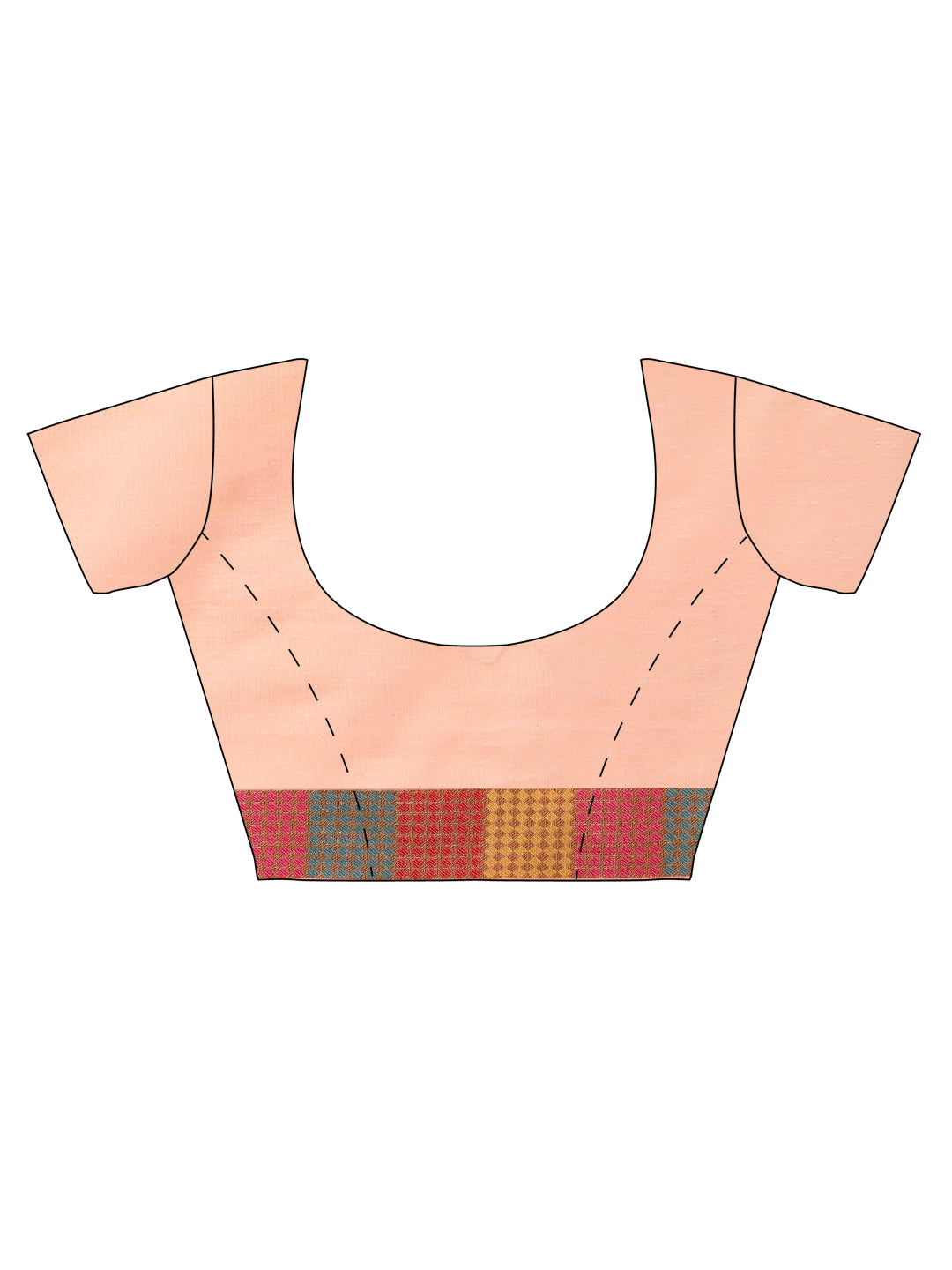 Banarasi Chanderi Silk Saree with Floral Meenakari Motifs