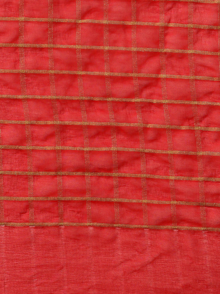 Red Gharchola Georgette Saree - UHPB8369