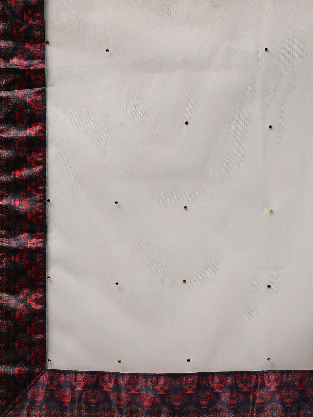 Digital Print Embellished Lehenga with Abstract Ombre Print