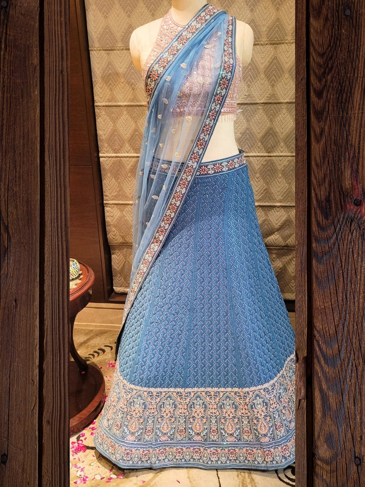 Sapphire Elegance Traditional Lehenga