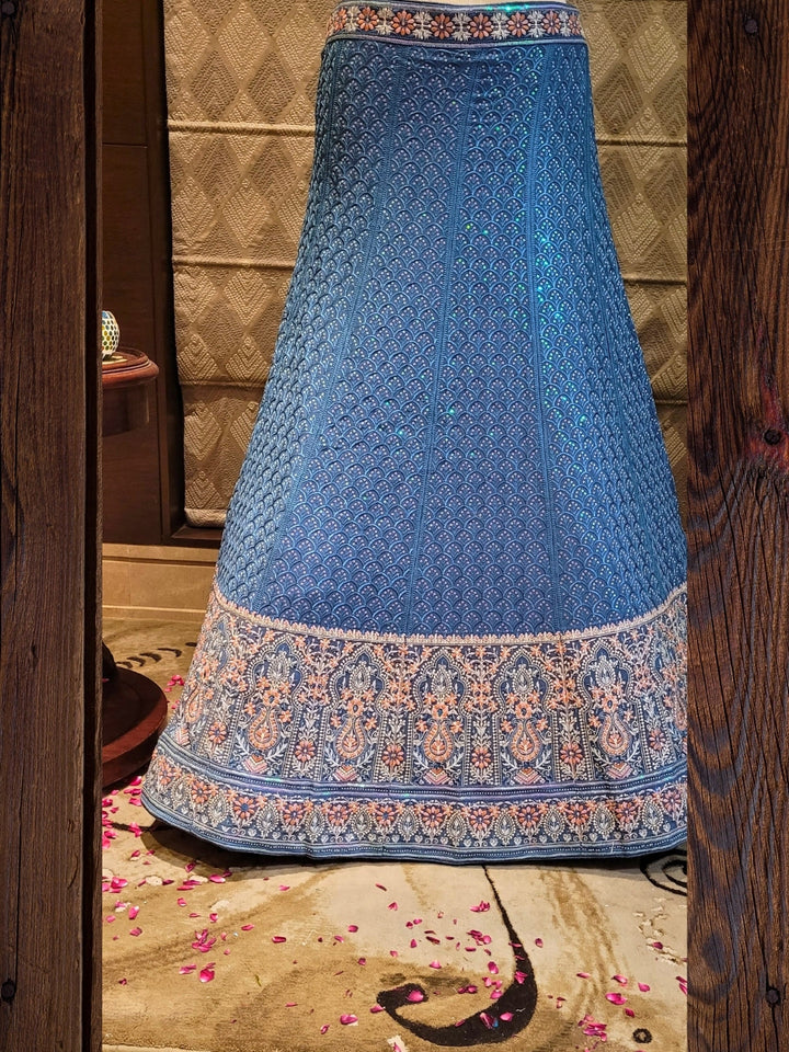 Sapphire Elegance Traditional Lehenga