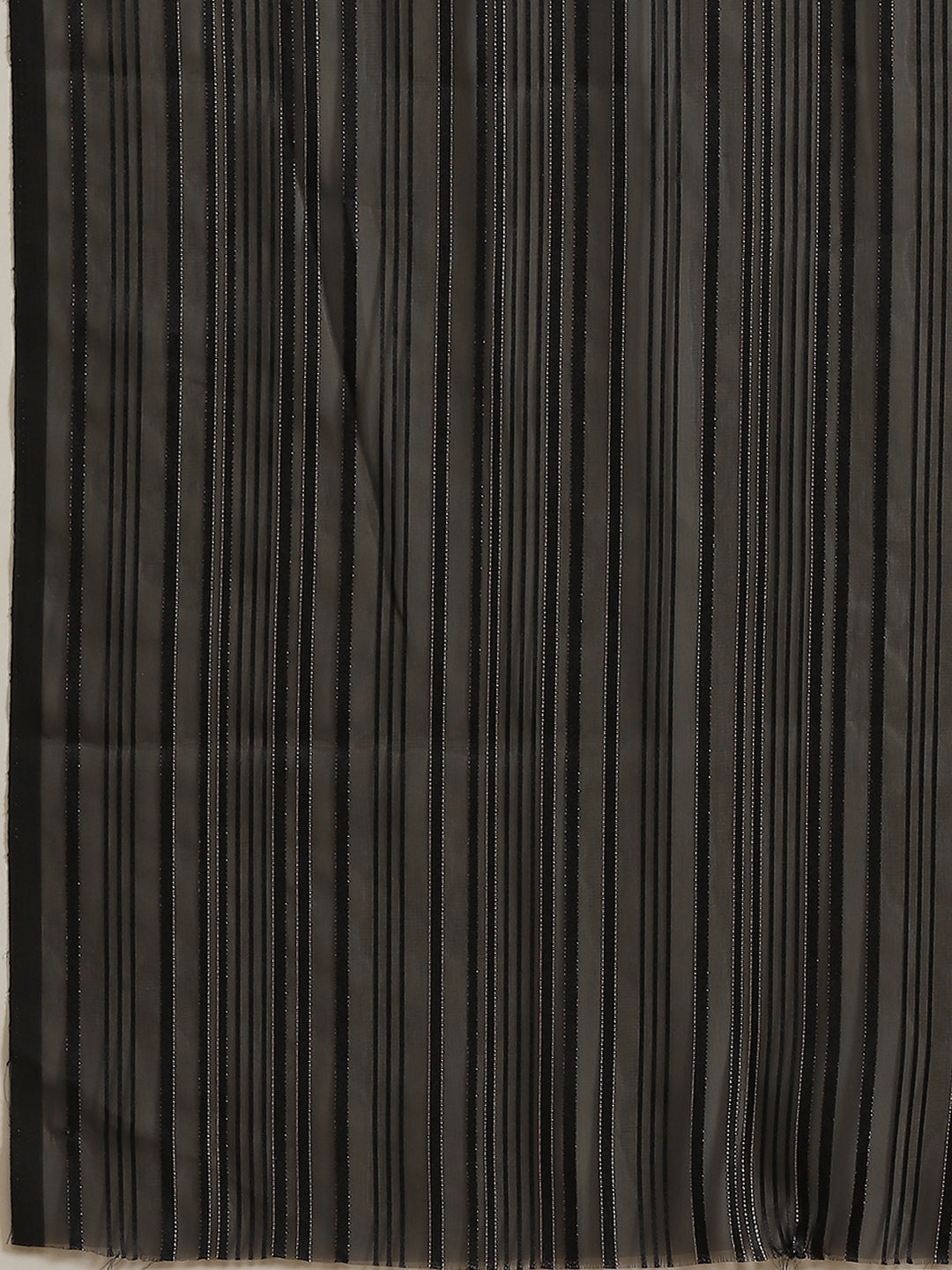Ombre Georgette Satin & Lurex Saree With Embellished Metalic Blouse