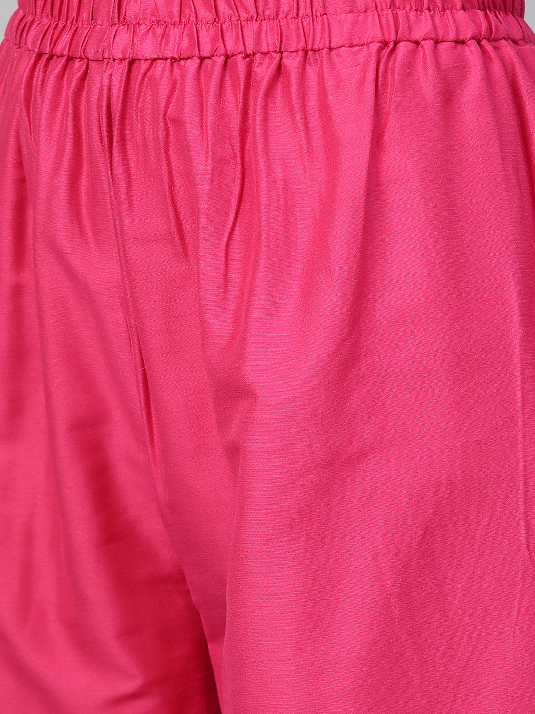 Angrakha Kurta Set with Banarasi Handloom dupatta
