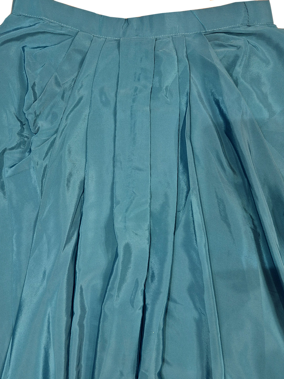 Zari Embroidery Indo-Western Set with Sequinned Shrug, Scalloping & Pleated Dhoti Skirt