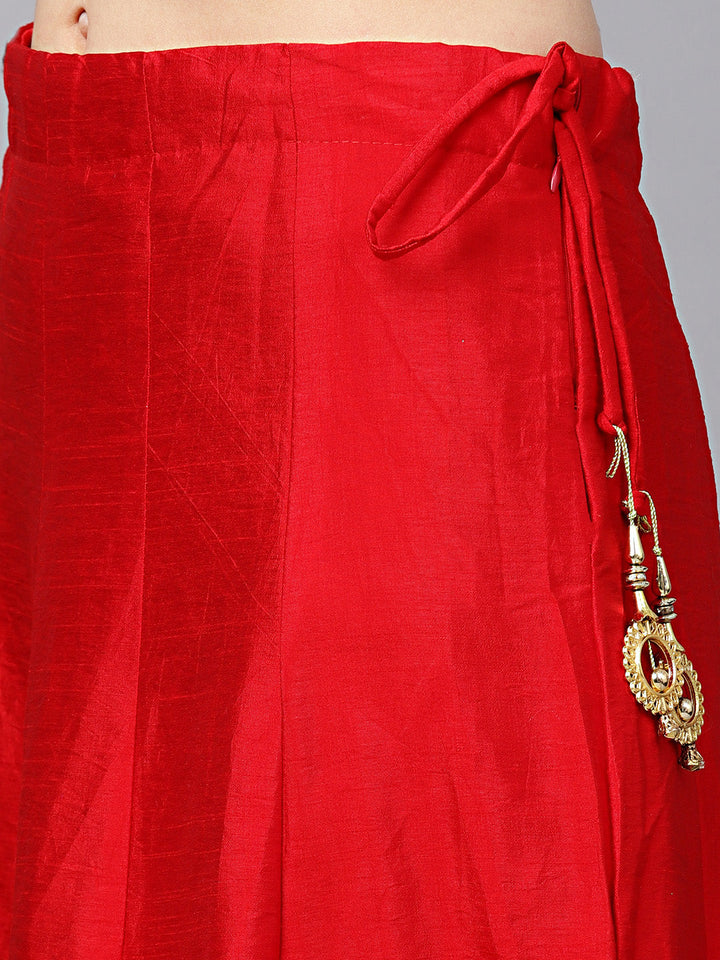 Jacket Style Lehenga Set with Zircon Crystal Embroidery