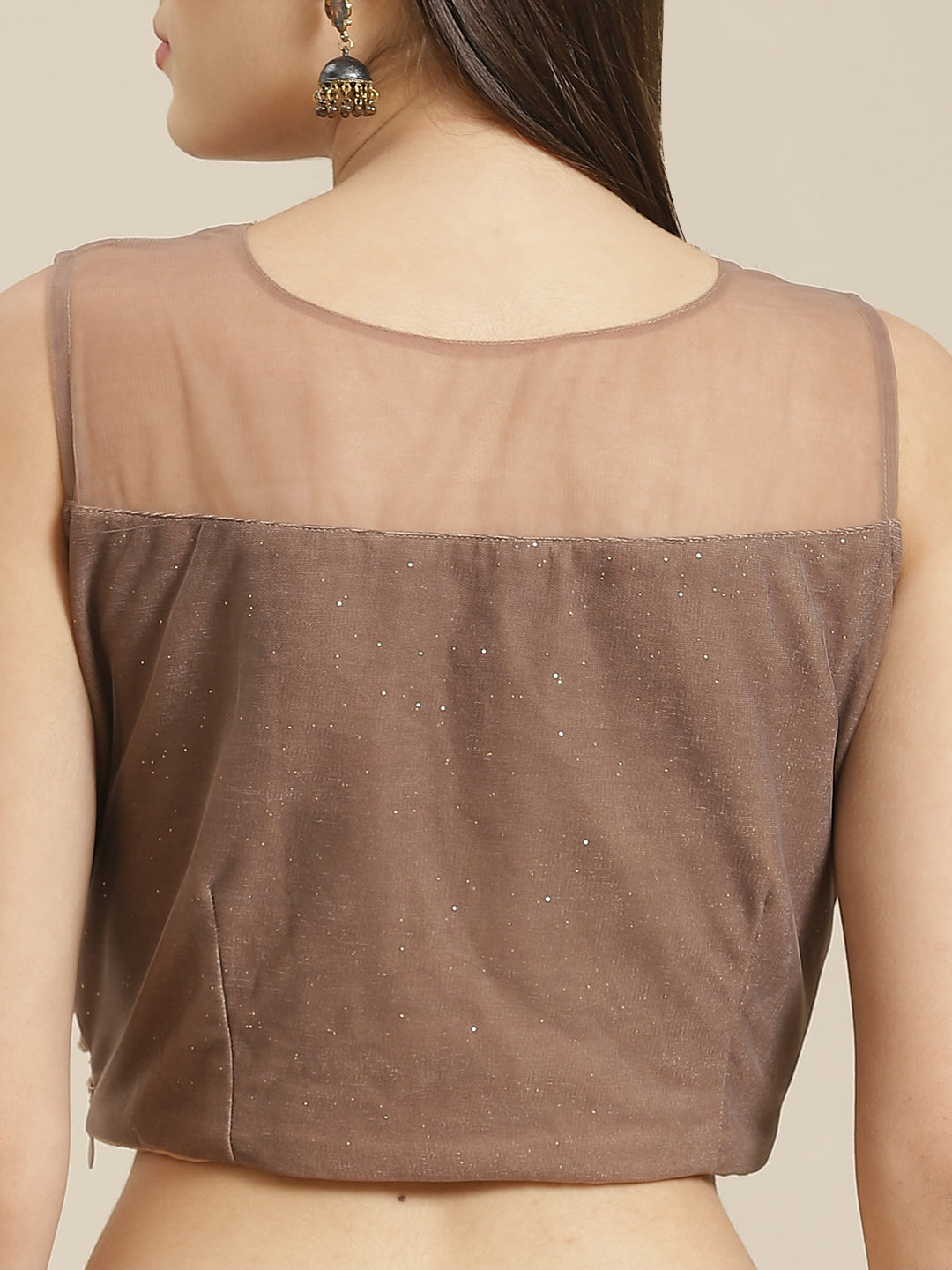 Ruffled Ombre Pre-Stitched Saree with Festive Layers & Bling Sequence Embroidery Blouse