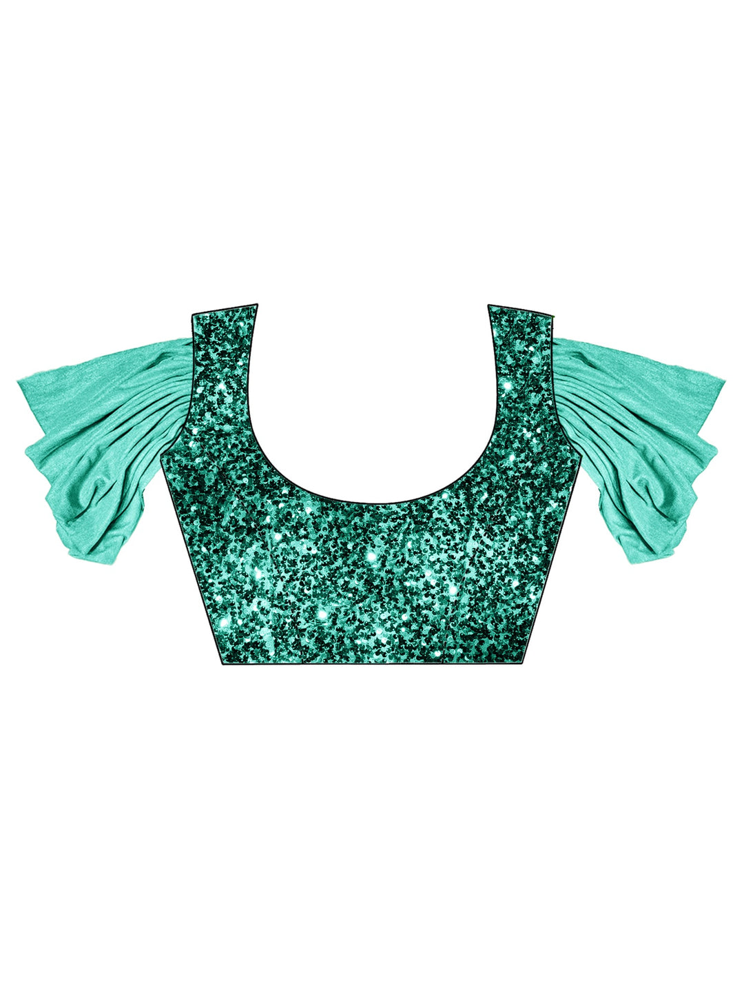 Made to Measure Party Wear Saree with Sequin Embellished Blouse