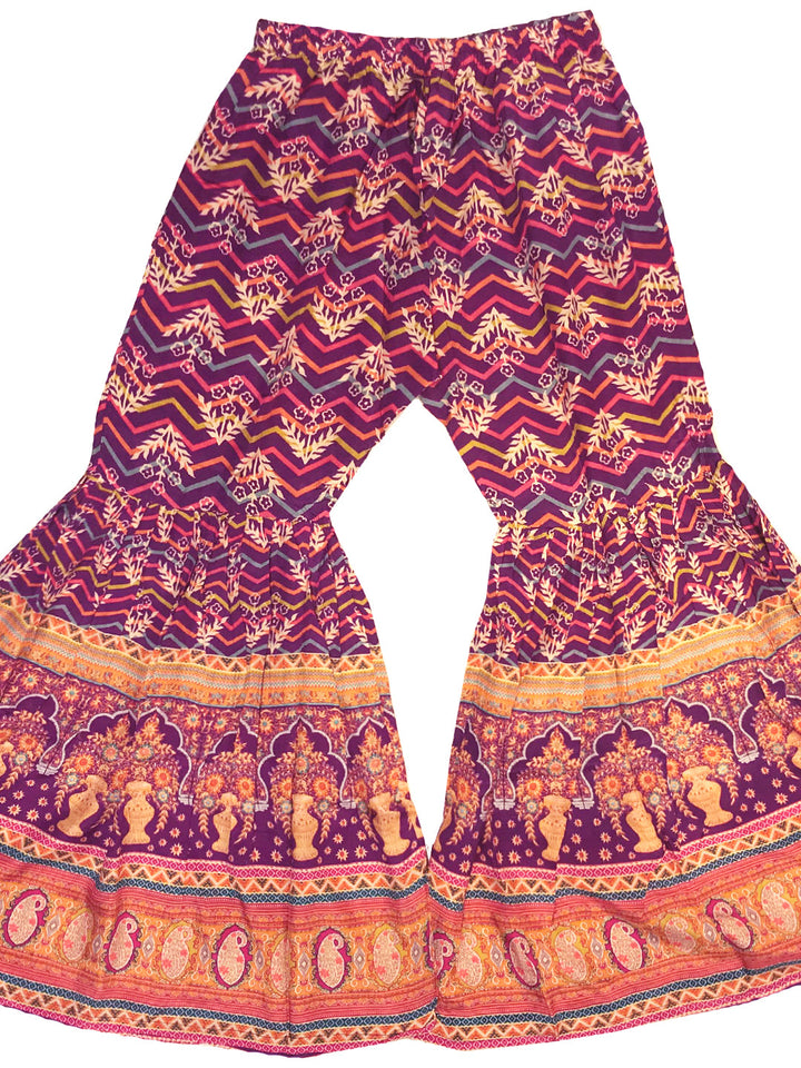 Chhaba 555 Printed Embellished Kurta Sharara Set with Sequinned Dupatta & Royal Digital Print