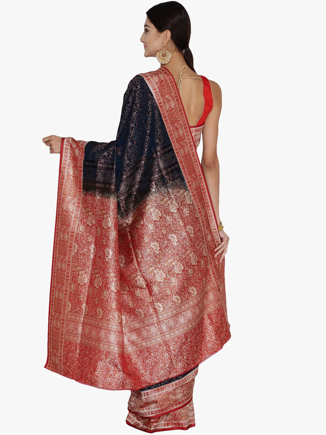 Tradtional Intricately Woven Banarasi Silk Saree