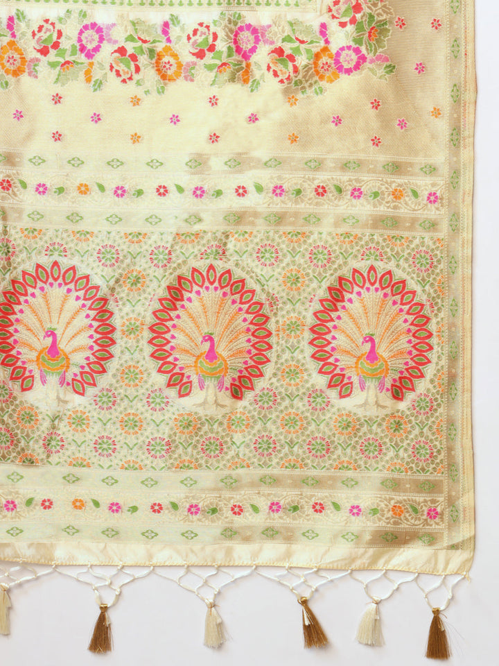 Khinkhwab Banarasi Brocade Handwoven Traditional Saree