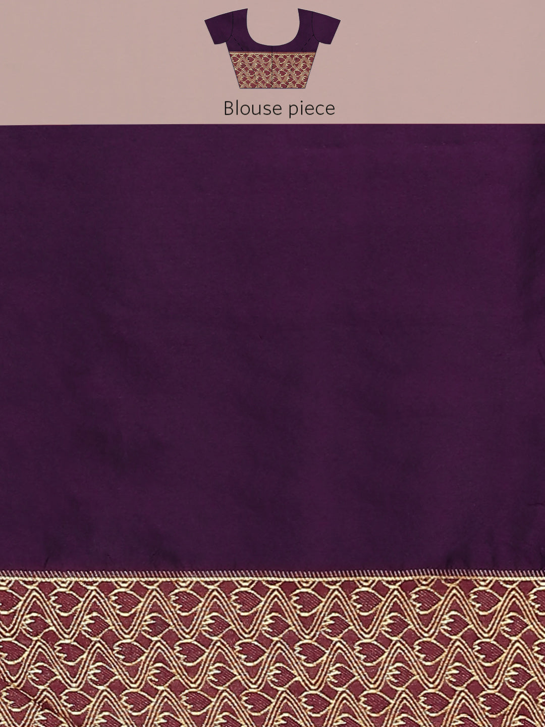 Burgundy Resham Embroidered Silk Woven Traditional Banarasi Saree