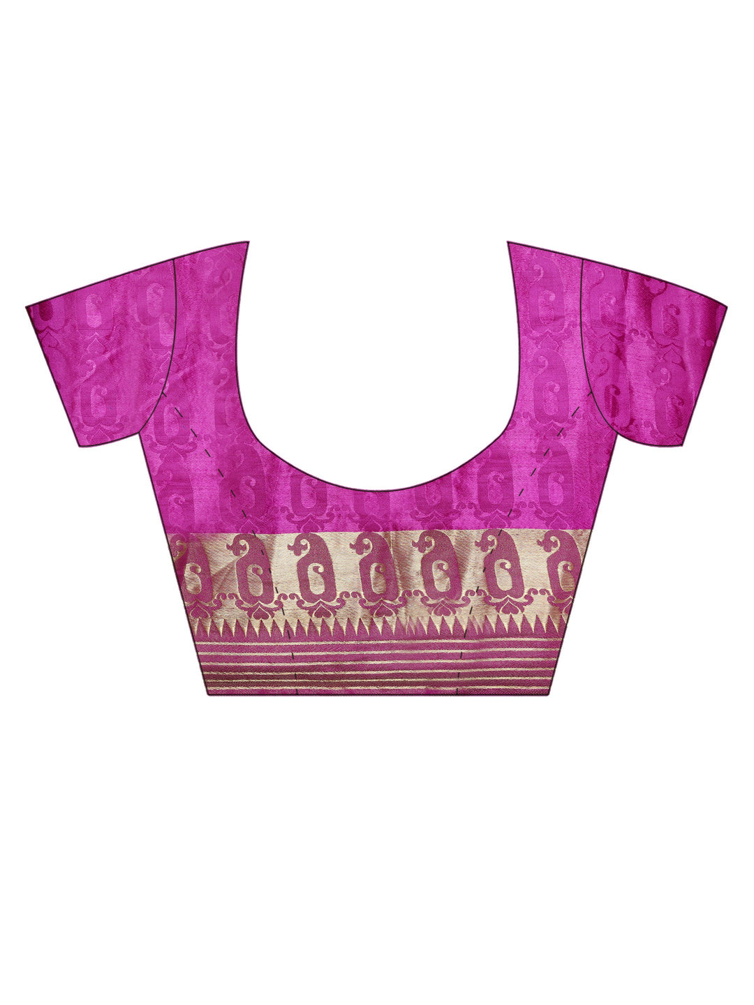 Green & Purple Banarasi Silk Traditional Saree