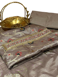 Soft Grey Woven Elegant Suit