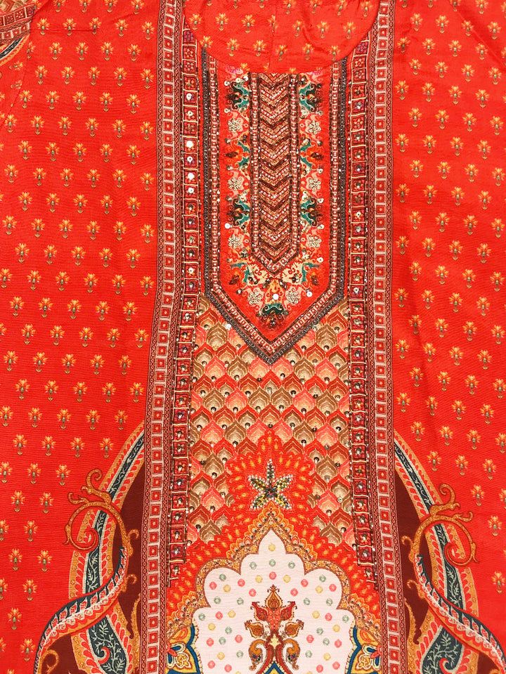 Chhaba 555 Printed Embellished Kurta Sharara Set with Sequinned Dupatta & Royal Digital Print