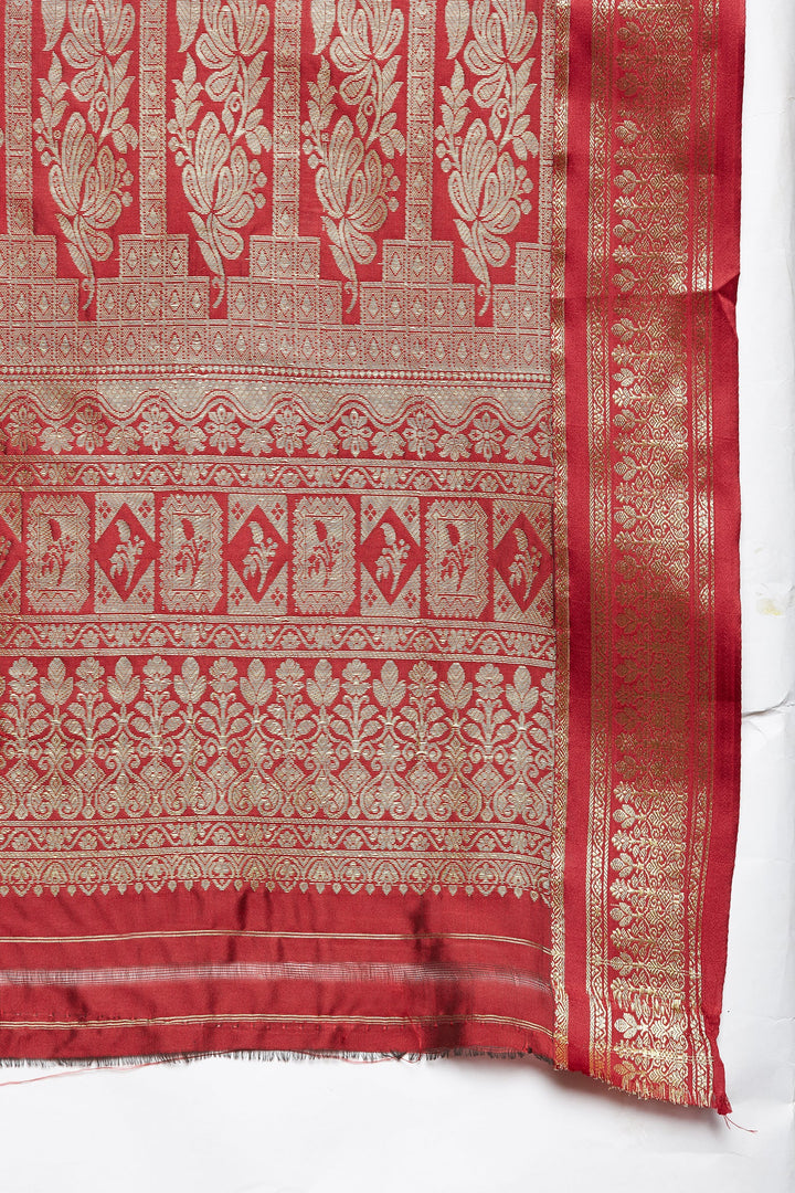 Traditional Narayan Peth Silk Saree with Zari Handloom Weaving