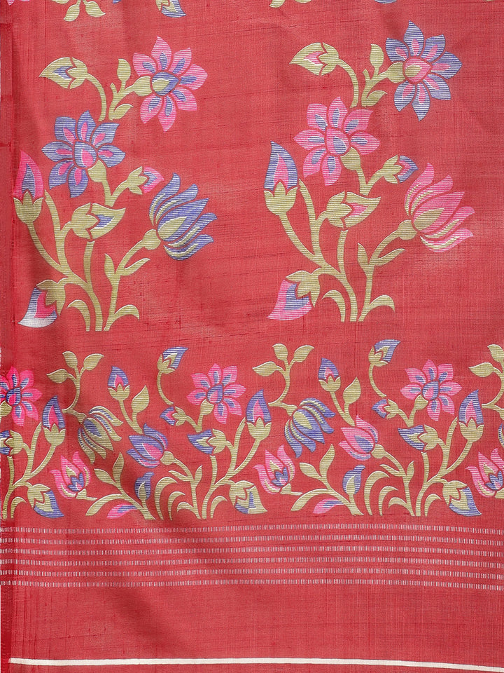 Bhagalpuri Silk Ombre Printed Saree