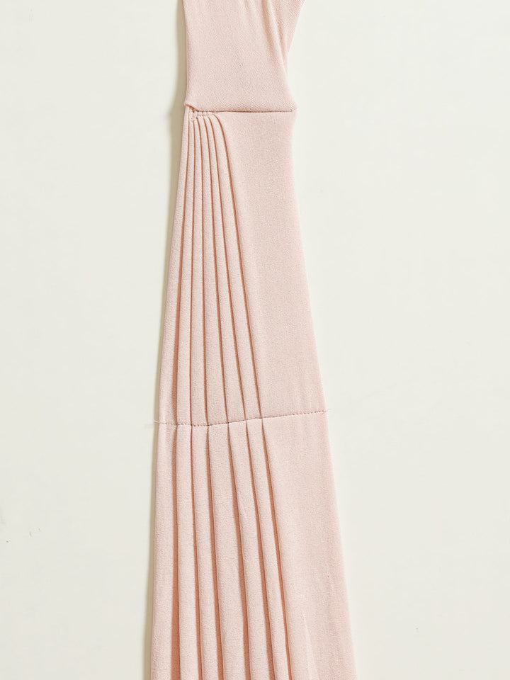 Pastel Romance Ruffled Pre-stitched Saree with Oxidised Embroidered Bling Yoke
