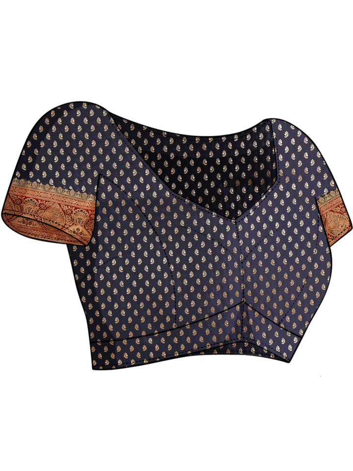 Traditional Banarasi Silk Kanjeewaram saree with Patli Pattern