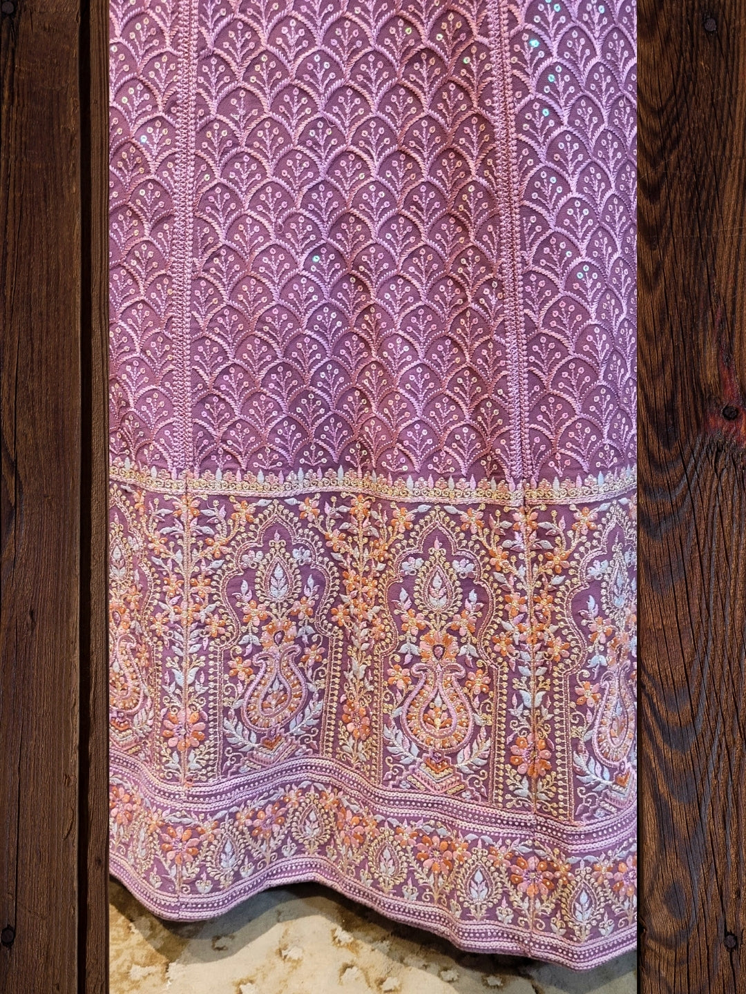 Majestic Mauve Mystique Lehenga