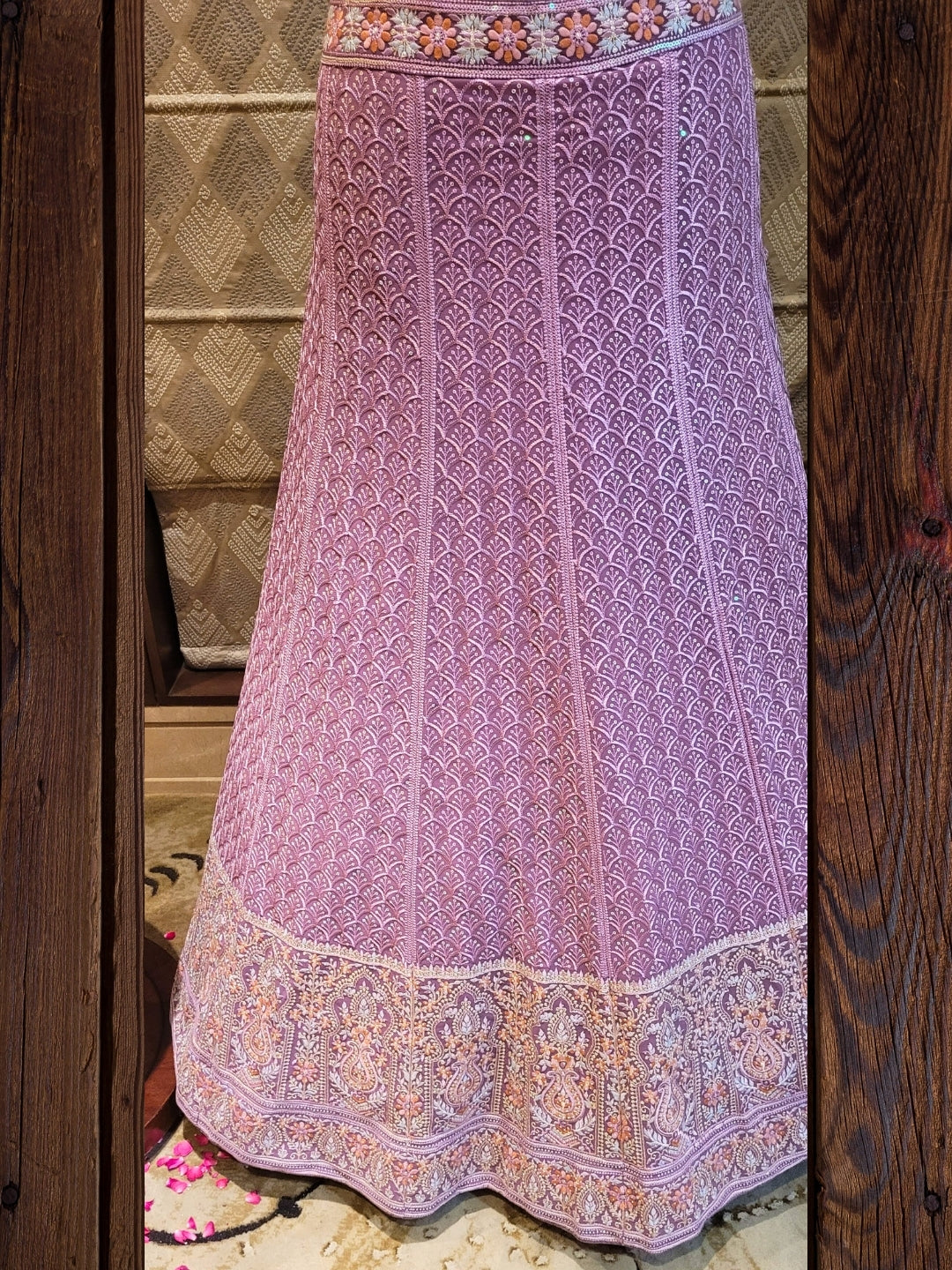 Majestic Mauve Mystique Lehenga