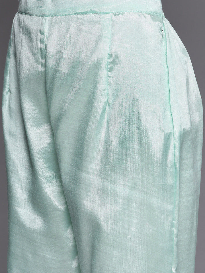 Chikankari Schiffli Embroidery Sharara Suit Dupatta Set