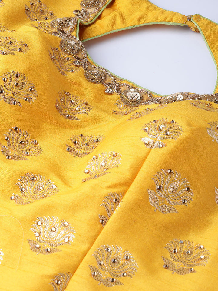 Zari Embroidered Kurta Set with Sequined dupatta