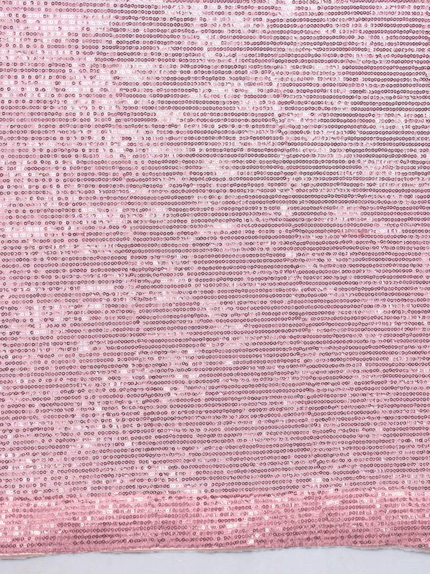 Cocktail Bling Flowy Embellished Saree with Allover Sequin Embroidery