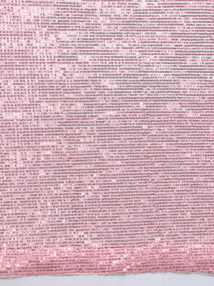 Cocktail Bling Flowy Embellished Saree with Allover Sequin Embroidery