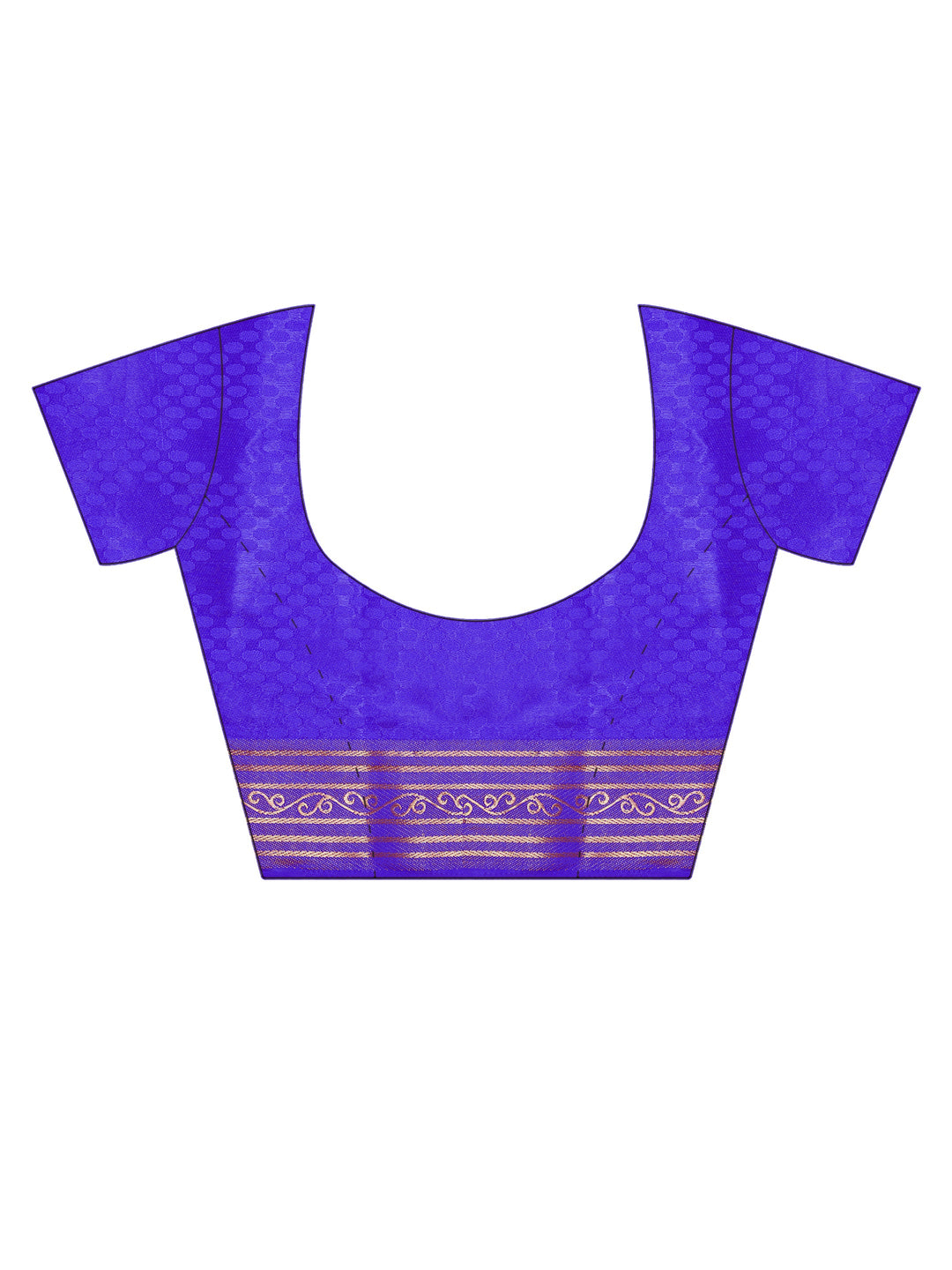Purple & Gold Woven Design Banarasi Silk Saree
